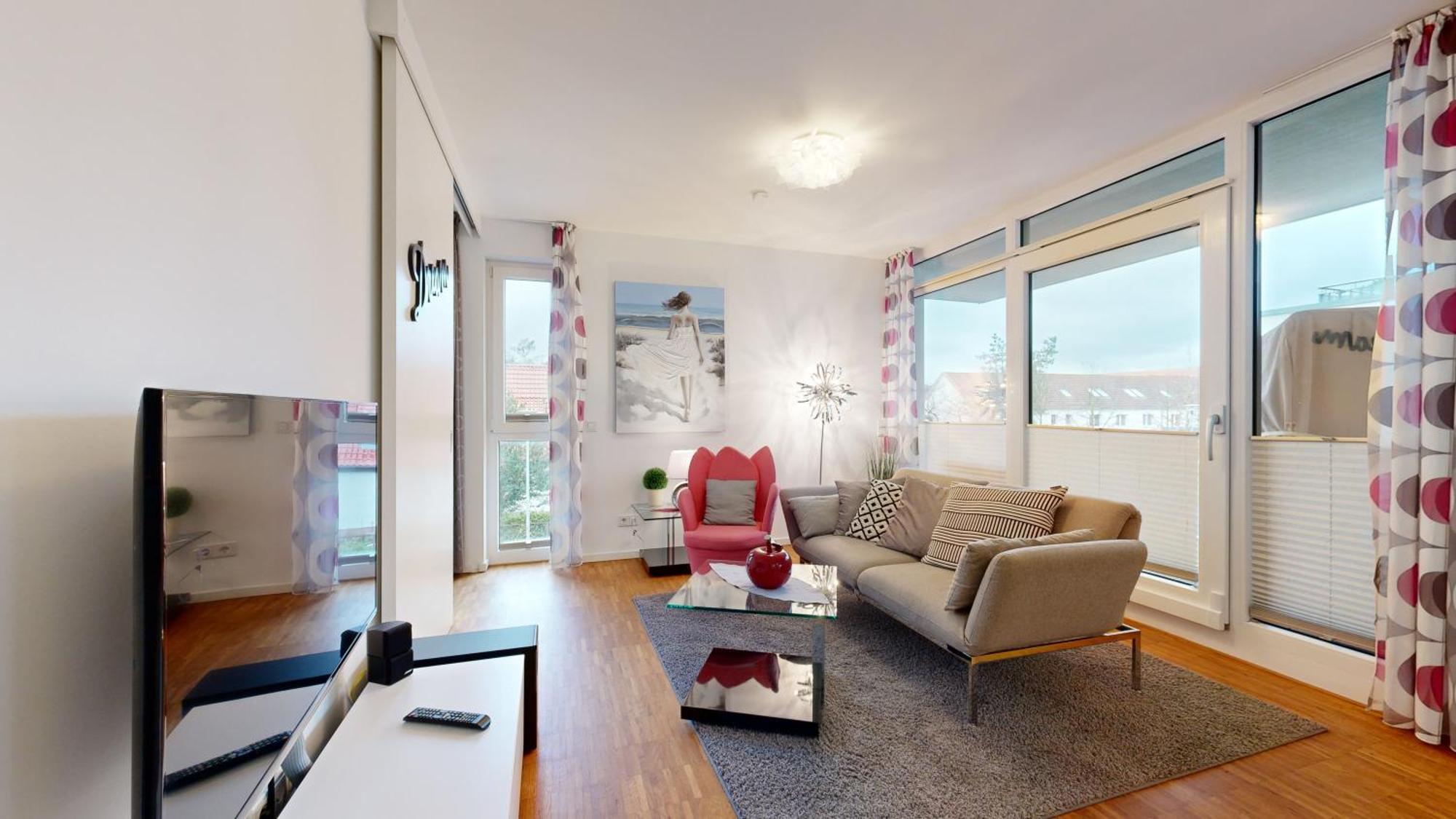 Duenenresort In Binz, Strandnahe Und Moderne Fewos Mit Balkon, Teilweise Mit Meerblick, Экстерьер фото